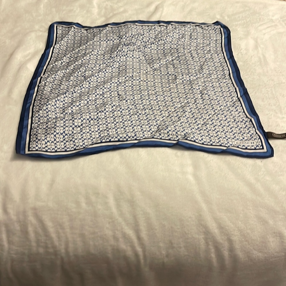 Coach signature print scarf